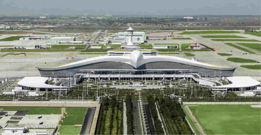lotnisko w Turkmenistanie