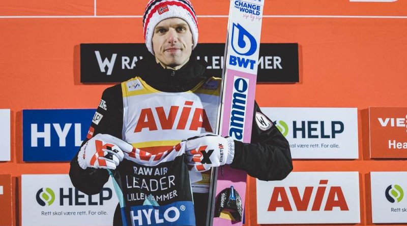 Raw Air Lillehammer: Halvor Egner Granerud nowym liderem cyklu